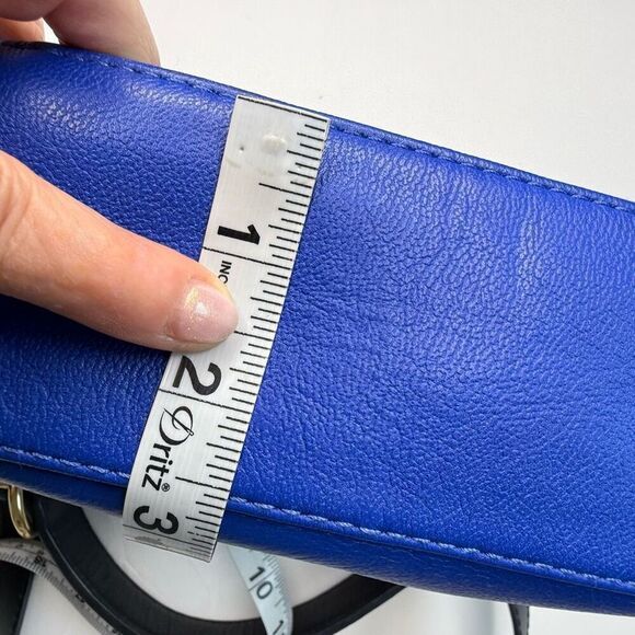 See by Chloé Mini Blue Suede Leather Crossbody Bag - Picture 15 of 16